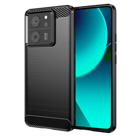 Funda para Xiaomi 13T Pro / 13T, Techsuit, Carbono, Negra