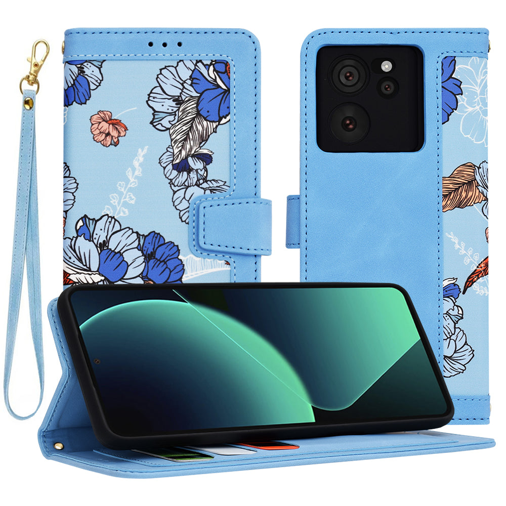 Funda para Xiaomi 13T Pro / 13T, Techsuit, FlipCraft, Azul