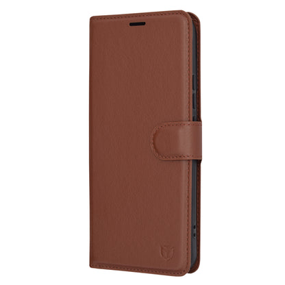 Funda para Xiaomi 14 Pro, Techsuit, Leather Folio, Marrón