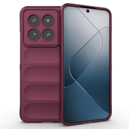Funda para Xiaomi 14 Pro, Techsuit, Magic Shield, Granate