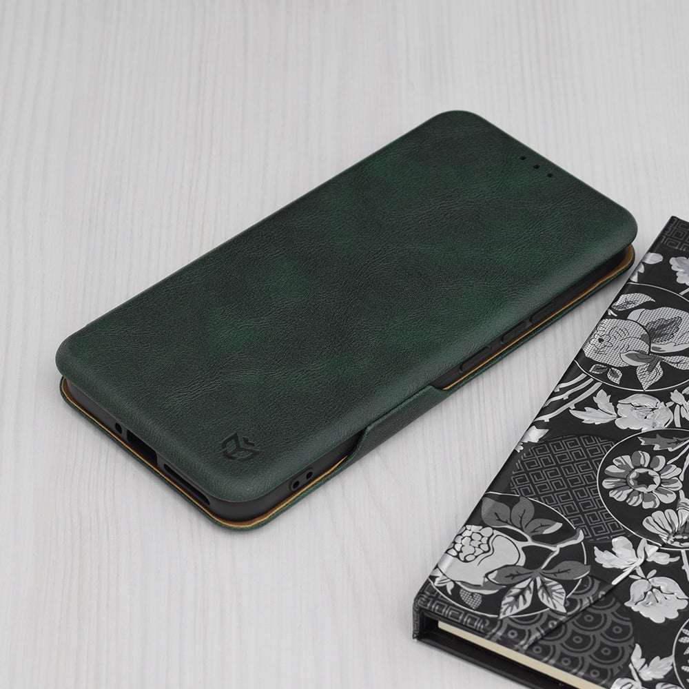 Funda para Xiaomi 14 Pro, Techsuit, Safe Wallet Plus, Verde