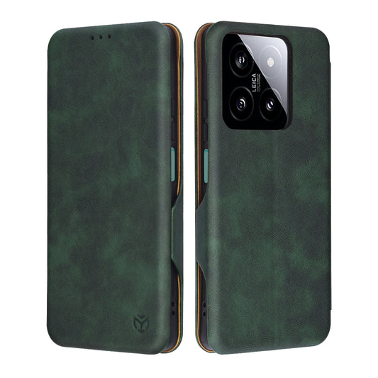 Funda para Xiaomi 14, Techsuit, Safe Wallet Plus, Verde