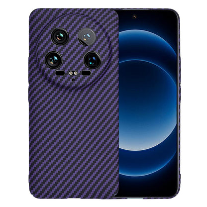 Funda para Xiaomi 14 Ultra, Techsuit, Carbonite FiberShell, Morado
