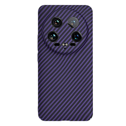 Funda para Xiaomi 14 Ultra, Techsuit, Carbonite FiberShell, Morado