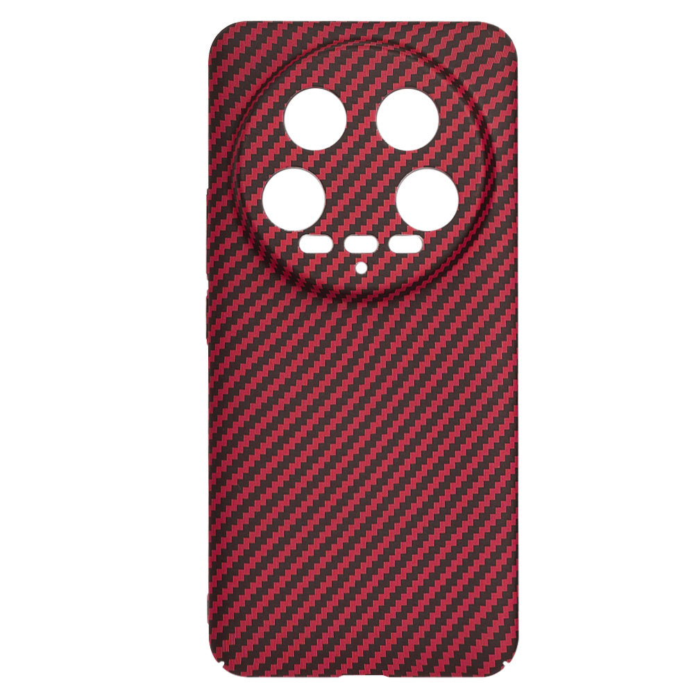Funda para Xiaomi 14 Ultra, Techsuit, Carbonite FiberShell, Roja