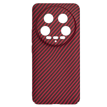 Funda para Xiaomi 14 Ultra, Techsuit, Carbonite FiberShell, Roja
