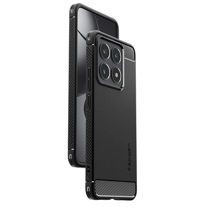 Funda para Xiaomi 14T Pro, Spigen, Rugged Armour, Negro ACS08858 