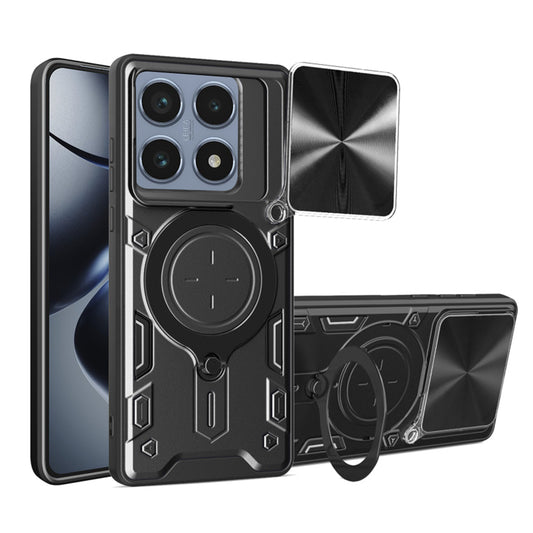 Funda para Xiaomi 14T Pro, Techsuit, CamGuard Pro, Negra