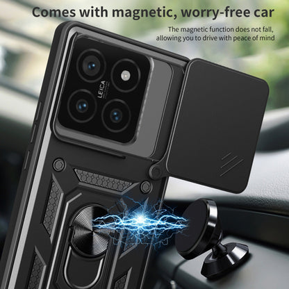 Funda para Xiaomi 14T Pro, Techsuit, CamShield, Negra