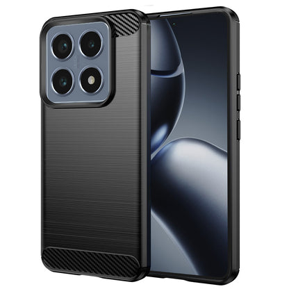 Funda para Xiaomi 14T Pro, Techsuit, Carbono, Negra