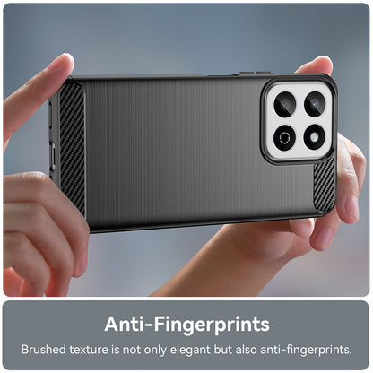 Funda para Xiaomi 14T Pro, Techsuit, Carbono, Negra