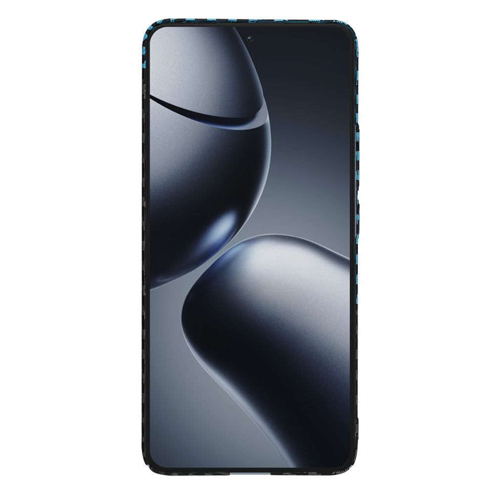 Funda para Xiaomi 14T Pro, Techsuit, Carbonite FiberShell, Negra Bleu