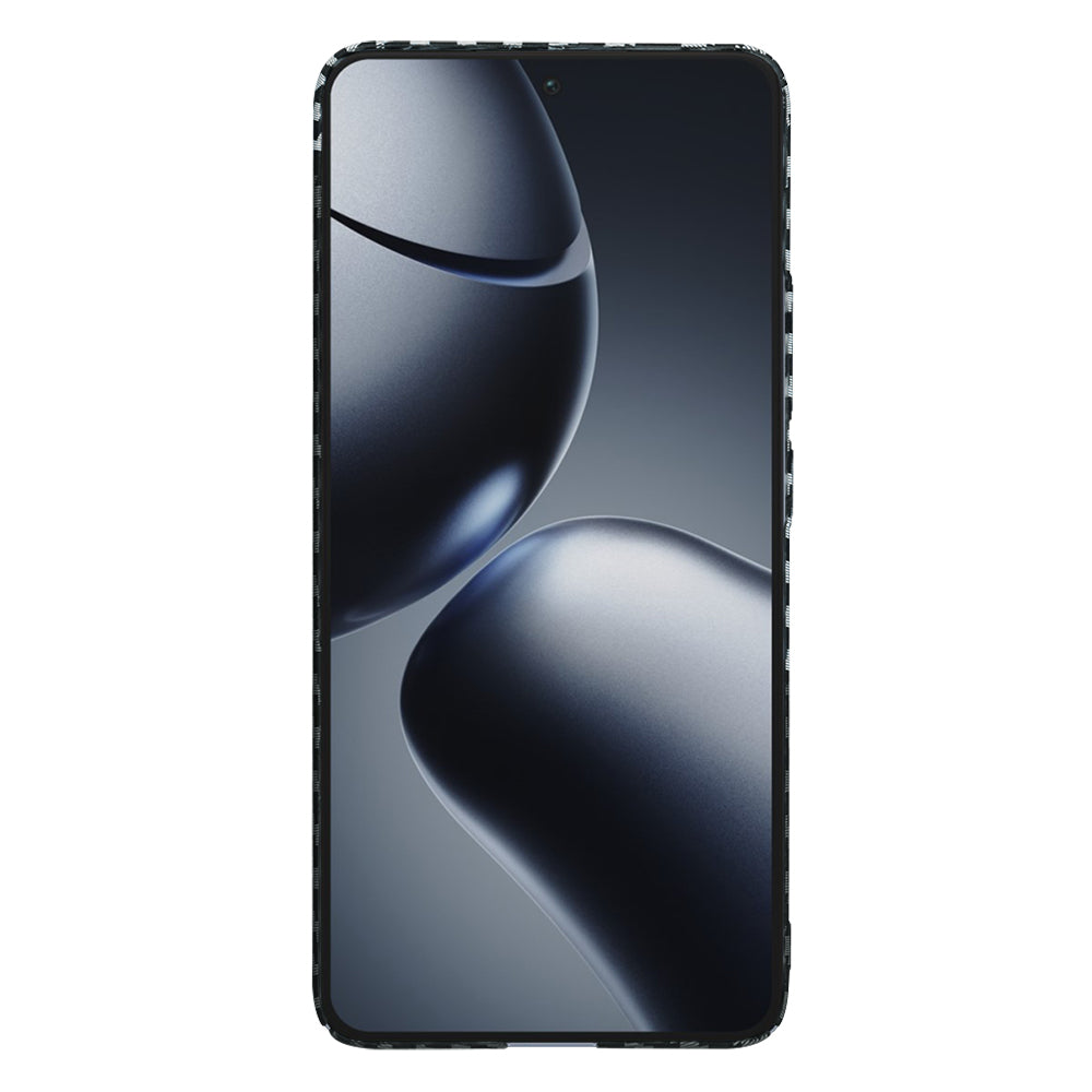 Funda para Xiaomi 14T Pro, Techsuit, Carbonite FiberShell, Negra Gris