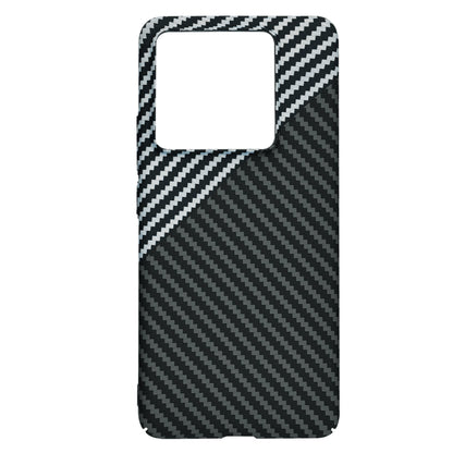 Funda para Xiaomi 14T Pro, Techsuit, Carbonite FiberShell, Negra Gris