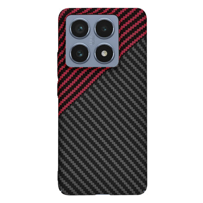 Funda para Xiaomi 14T Pro, Techsuit, Carbonite FiberShell, Negra Roja