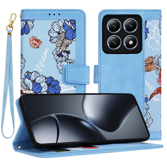 Funda para Xiaomi 14T Pro, Techsuit, FlipCraft, Azul