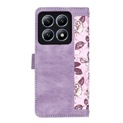 Funda para Xiaomi 14T Pro, Techsuit, FlipCraft, Morado