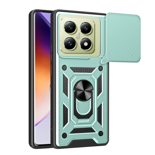 Funda para Xiaomi 14T, Techsuit, CamShield, Verde