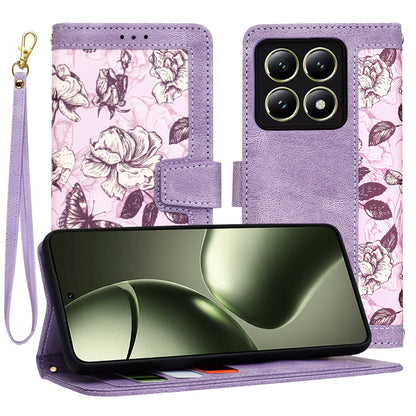 Funda para Xiaomi 14T, Techsuit, FlipCraft, Morado