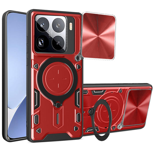 Funda para Xiaomi 15 Pro, Techsuit, CamGuard Pro, Roja
