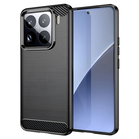 Funda para Xiaomi 15 Pro, Techsuit, Carbono, Negra
