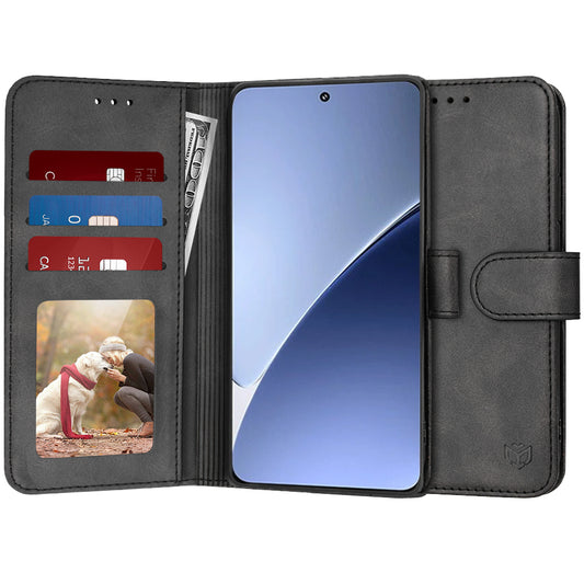 Funda para Xiaomi 15 Pro, Techsuit, Diary Book, Negra