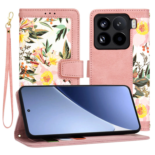 Funda para Xiaomi 15 Pro, Techsuit, FlipCraft, Rosa
