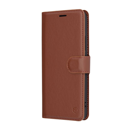 Funda para Xiaomi 15, Techsuit, Leather Folio, Marrón