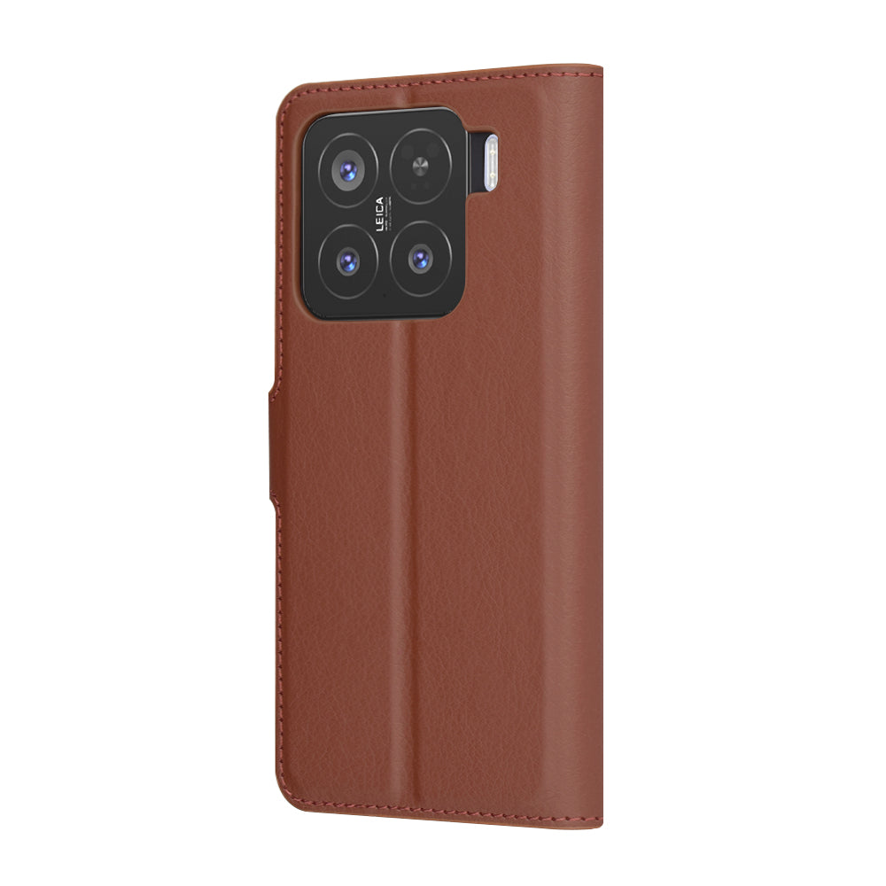 Funda para Xiaomi 15, Techsuit, Leather Folio, Marrón