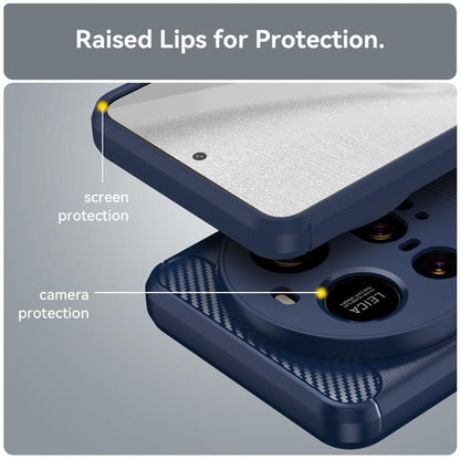 Funda para Xiaomi 15 Ultra, Techsuit, Carbono, Azul