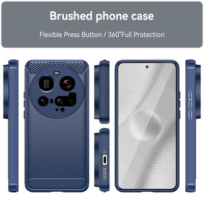 Funda para Xiaomi 15 Ultra, Techsuit, Carbono, Azul