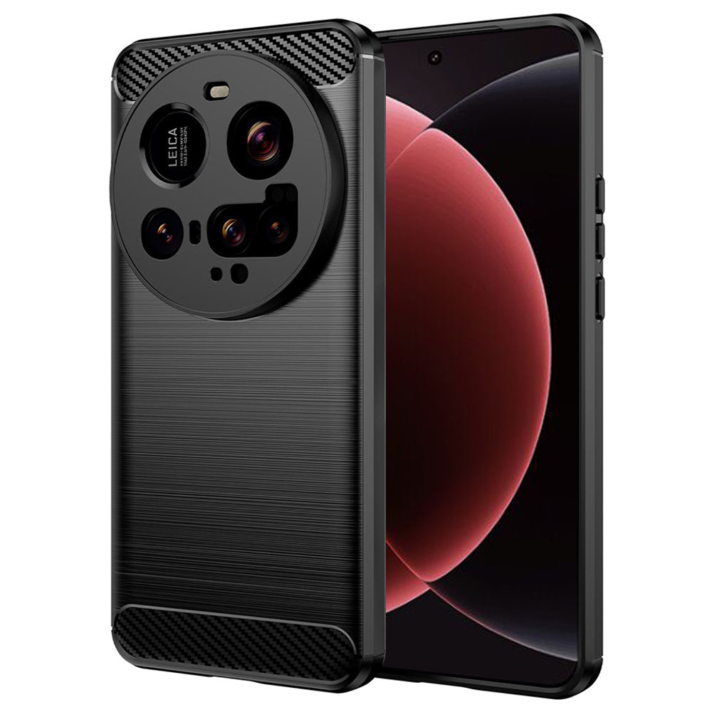 Funda para Xiaomi 15 Ultra, Techsuit, Carbono, Negra