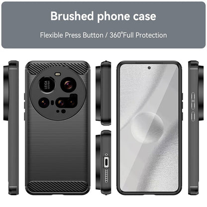 Funda para Xiaomi 15 Ultra, Techsuit, Carbono, Negra