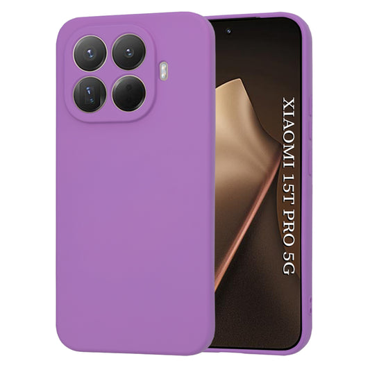 Funda para Xiaomi 15T Pro, Techsuit, SoftFlex, Morado