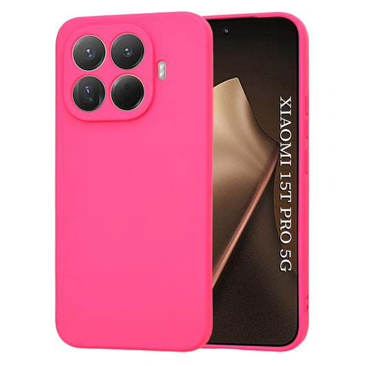 Funda para Xiaomi 15T Pro, Techsuit, SoftFlex, Rosa Oscuro