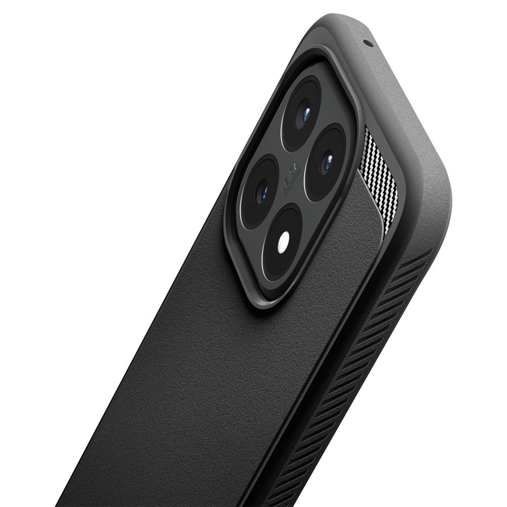 Funda para Xiaomi 15T, Spigen, Rugged Armor, Negra Mate
