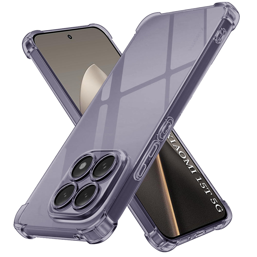 Funda para Xiaomi 15T, Techsuit, Shockproof Clear, Negra