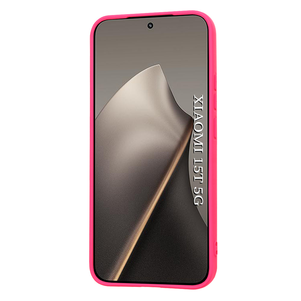 Funda para Xiaomi 15T, Techsuit, SoftFlex, Rosa Oscuro