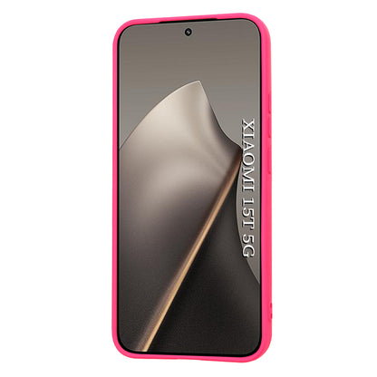 Funda para Xiaomi 15T, Techsuit, SoftFlex, Rosa Oscuro