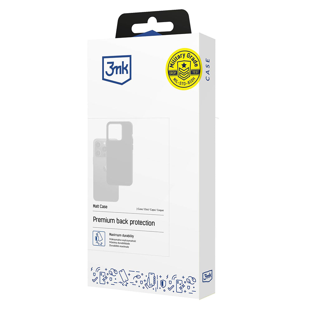 Funda para Xiaomi 17 Ultra, 3MK, Negra