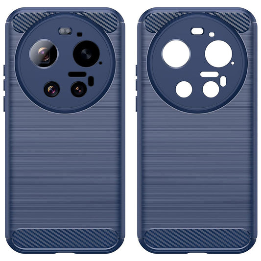 Funda para Xiaomi 17 Ultra, Techsuit, Carbono, Azul