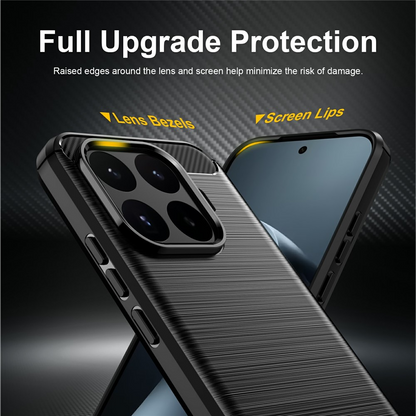 Funda para Xiaomi 17T, OEM, Carbon Black, Negra