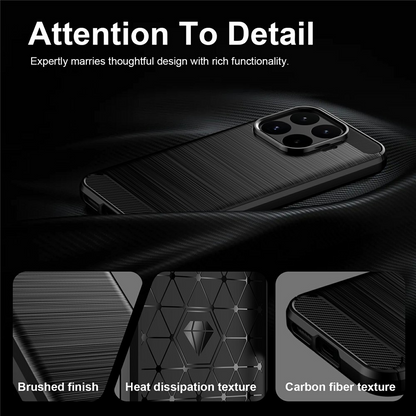 Funda para Xiaomi 17T, OEM, Carbon Black, Negra