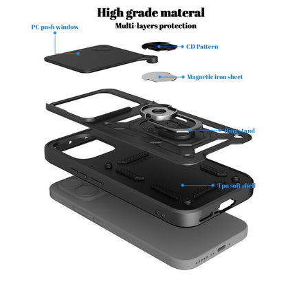 Funda para Xiaomi 17T, OEM, CamShield, Negra
