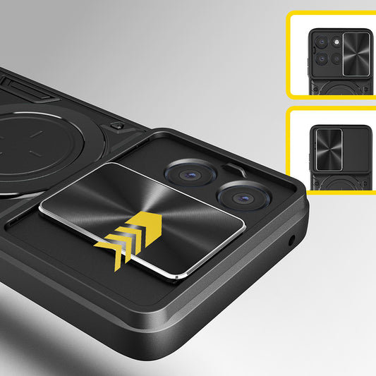 Funda para Xiaomi 17T Pro, Techsuit, CamGuard Pro, Negra