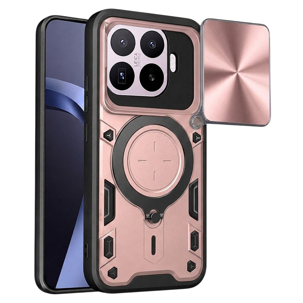 Funda para Xiaomi 17T Pro, Techsuit, CamGuard Pro, Rosa Dorado