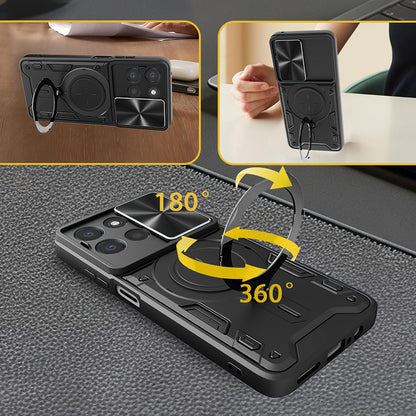 Funda para Xiaomi 17T Pro, Techsuit, CamGuard Pro, Rosa Dorado