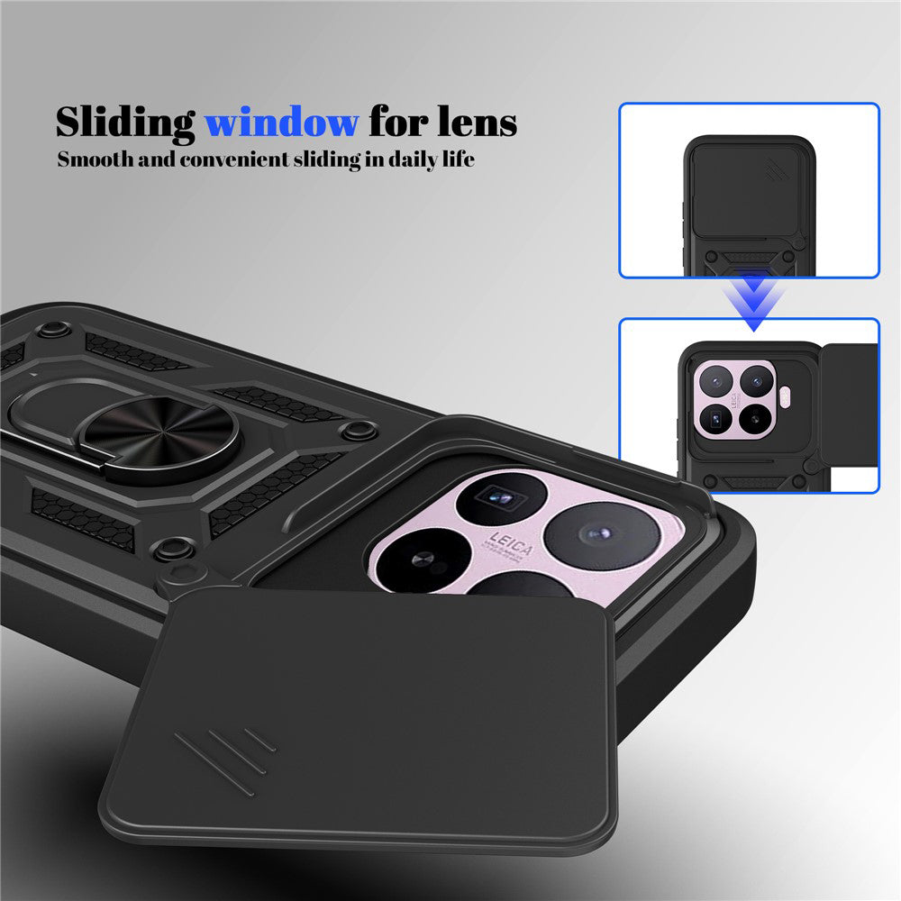 Funda para Xiaomi 17T Pro, Techsuit, CamShield, Negra
