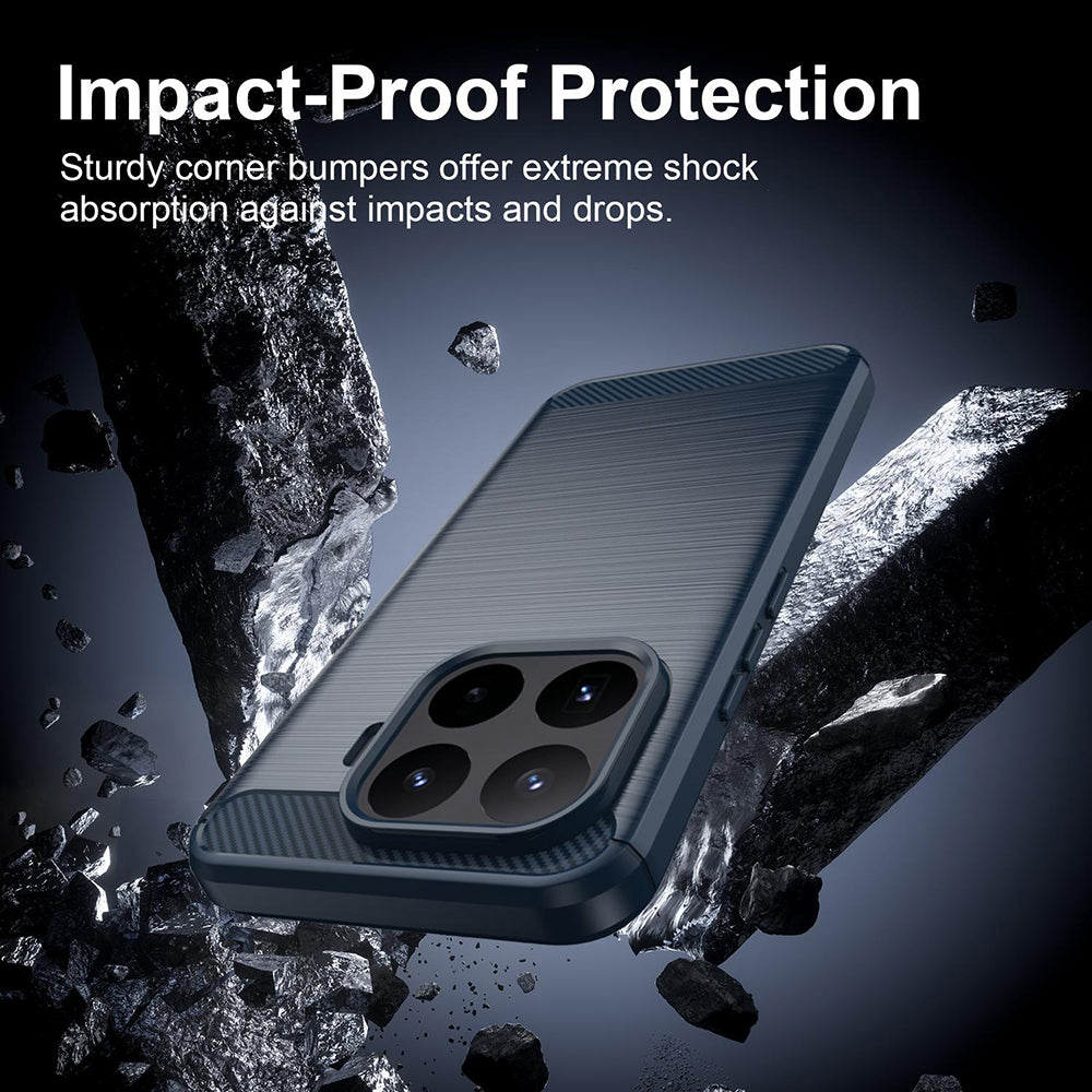 Funda para Xiaomi 17T Pro, Techsuit, Carbono, Azul