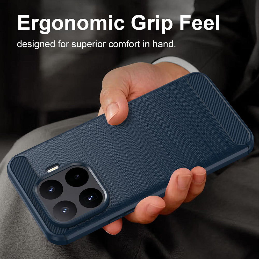 Funda para Xiaomi 17T Pro, Techsuit, Carbono, Azul